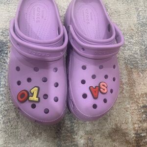 Crocs Women Classic Clog - Purple size 9